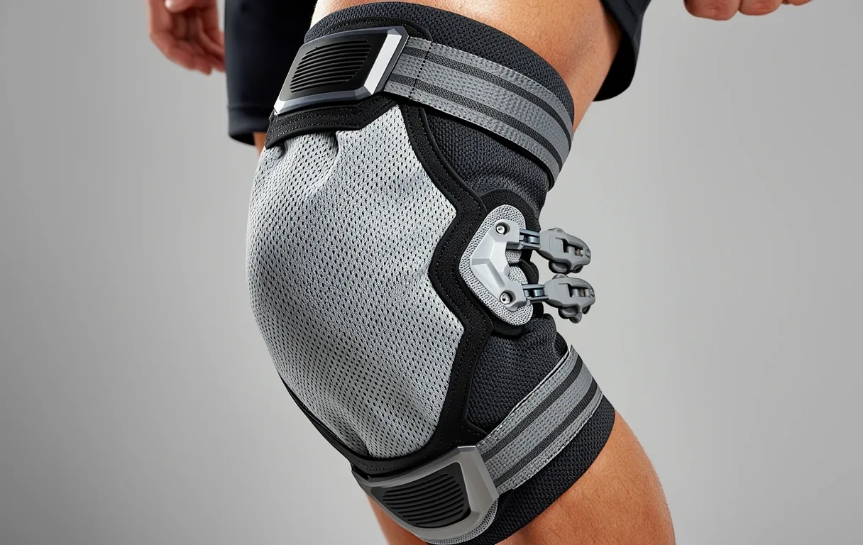Genouillère de compression anatomique